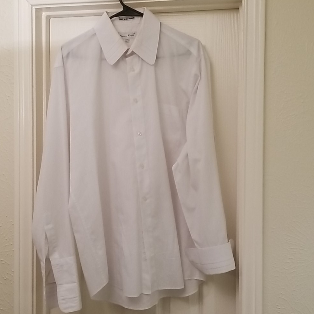Karl Knox white dress shirt